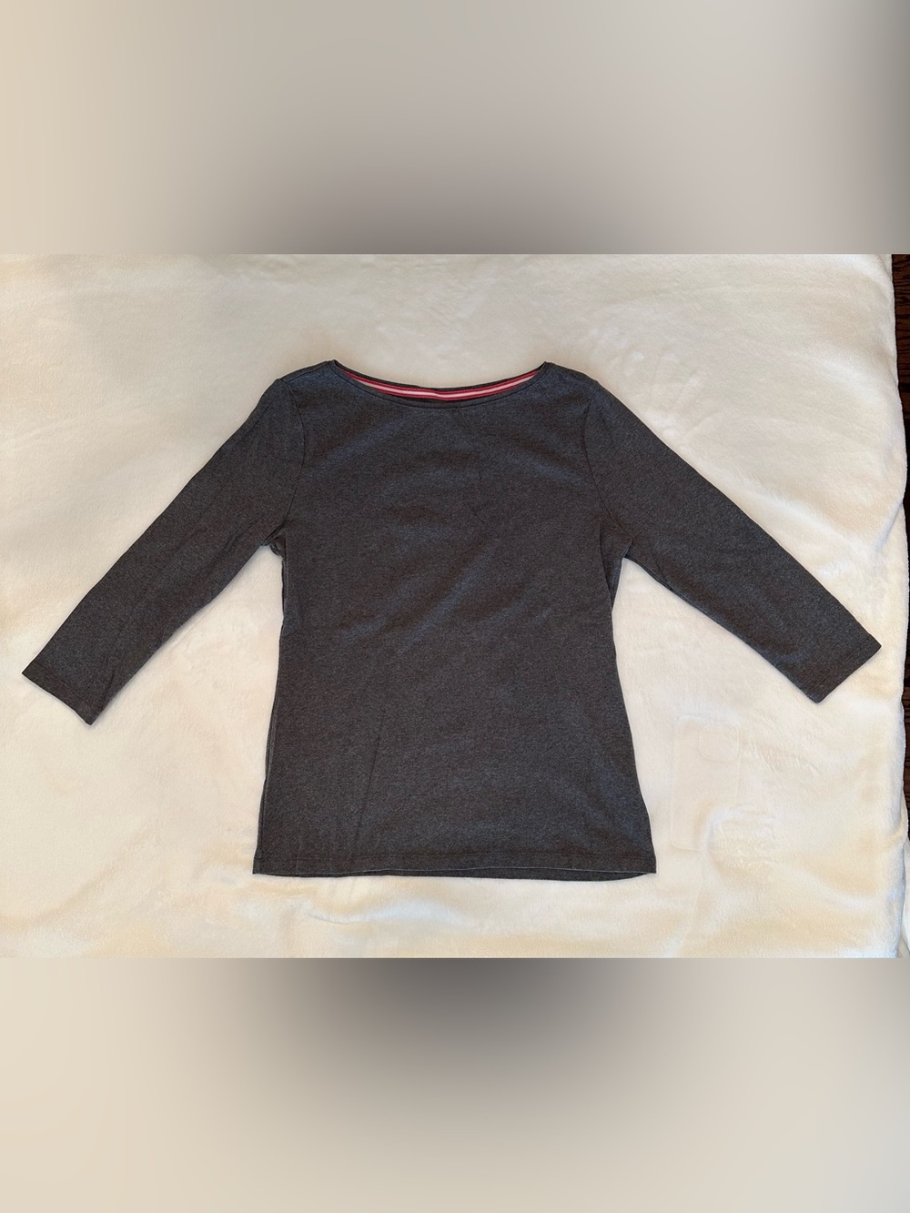 Talbots Classic Women's 3/4 Sleeve - Charcoal